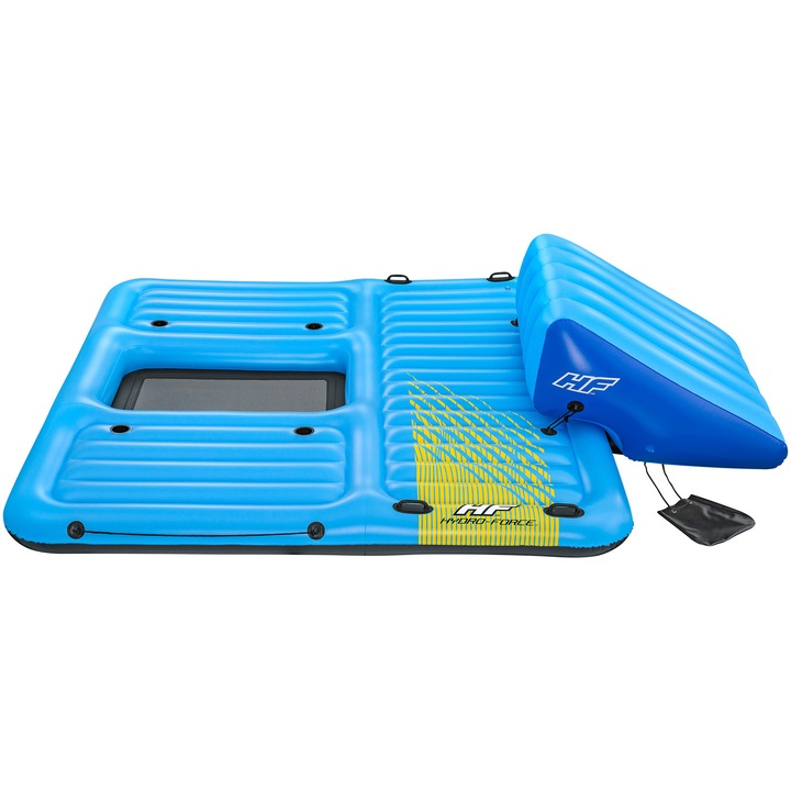 Надуваем остров Bestway Hydro-force Summer Slide Activity Island, 3,76 м x 3,11 м