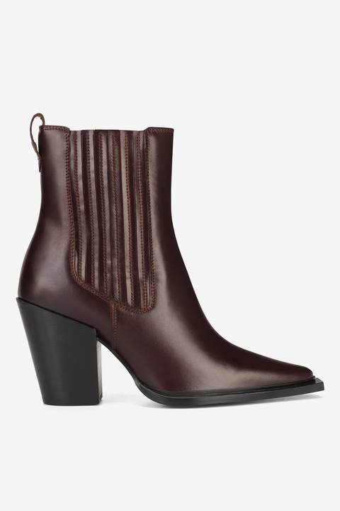 Ghete dama Gino Rossi, 5905588827610, Piele naturala, Maro, Maro