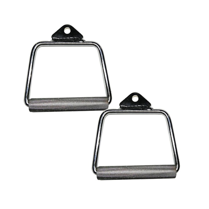 Manere de tragere pentru fitness, accesorii Steely, metal, 2.5x17.5x18.5cm, multicolor
