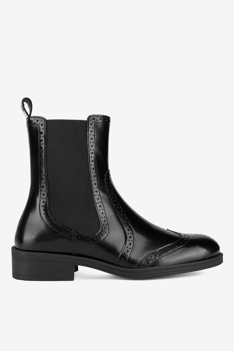 Ghete dama Gino Rossi, 5905588828099, Piele naturala, Negru, Negru