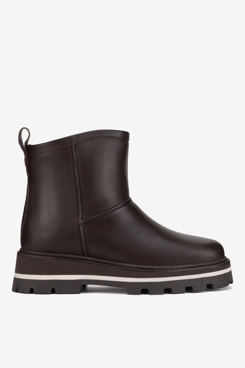 Ghete dama Gino Rossi, 5905588986485, Piele naturala, Maro, Maro