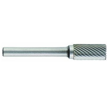 Freza din carbura de tungsten forma A - cilindrica cu cap taietor, tais simplu tip C, diametru 12 mm,Tivoly Freza din carbura de tungsten forma A - cilindrica cu cap taietor, tais simplu tip C, diametru 12 mm,Tivoly