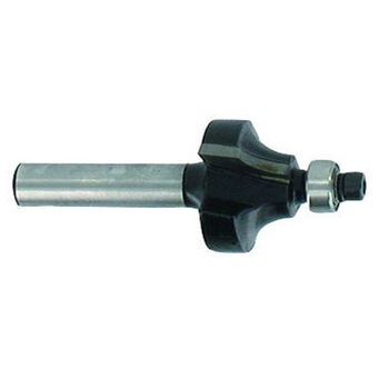 Freza cu coada, profilata 1/4 concav, placata CMS, cu rulment copier si coada cilindrica de 8 mm,Tivoly Freza cu coada, profilata 1/4 concav, placata CMS, cu rulment copier si coada cilindrica de 8 mm,Tivoly