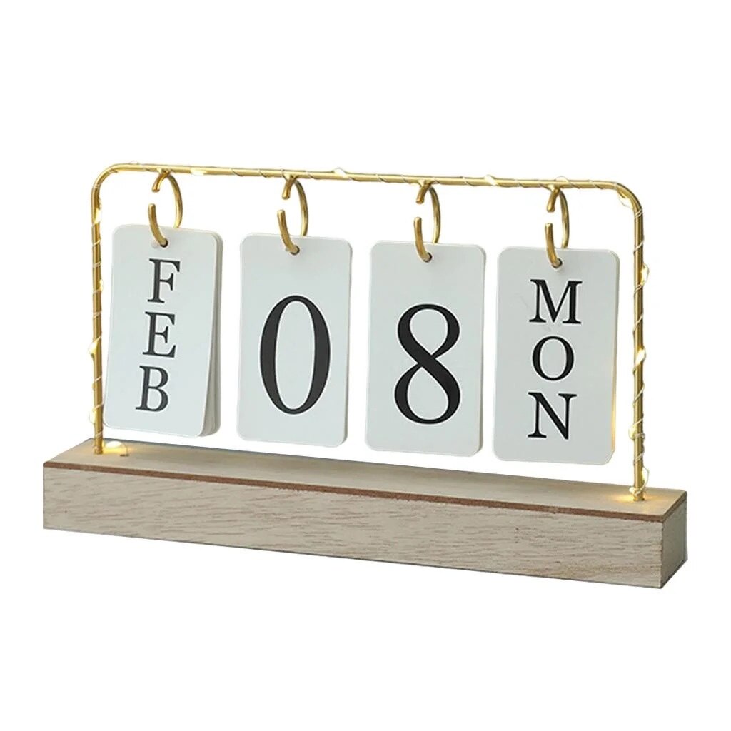 Calendar de birou Zeaicos, metalic, cu flip, 29x20cm, decorativ