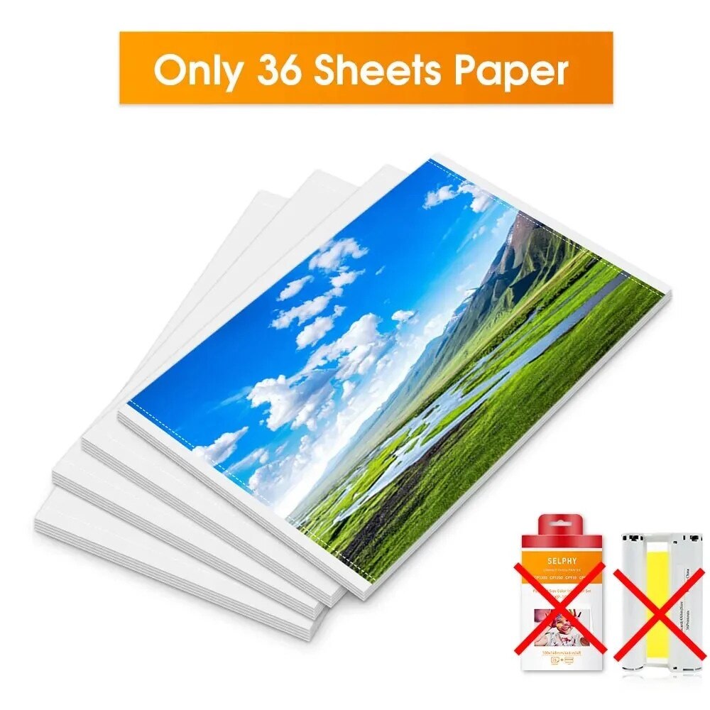 Set cartuse si hartie foto Zeaicos pentru imprimante Canon Selphy