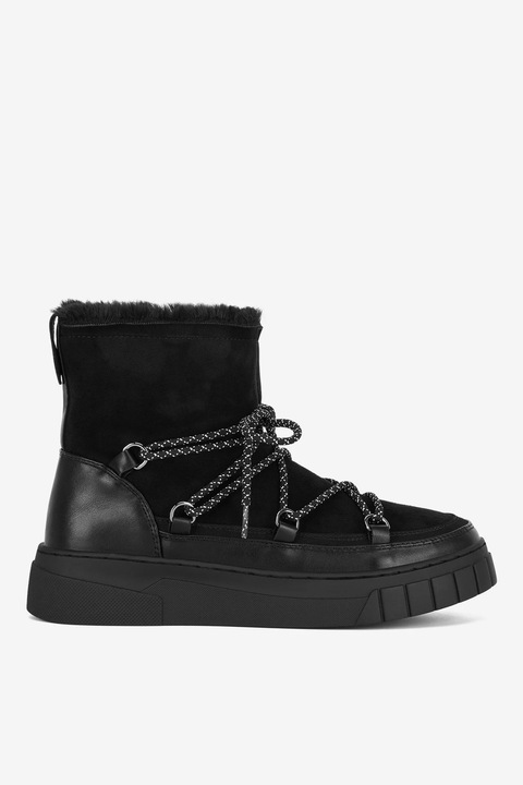 Jenny Fairy női csizma, 5905588907756, Textil, Fekete, Fekete