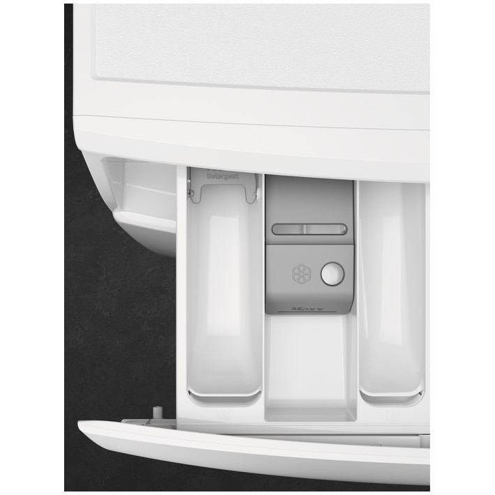 Masina de spalat rufe cu uscator AEG SERIA 9000 LWR98165NXE, Spalare 10 kg, Uscare 6 kg, 1600 rpm, Clasa A, Wi-Fi, Pompa de Caldura, AbsoluteCare, SensiDry, ProSense, ProSteam, Motor Inverter, Display TFT, Alb