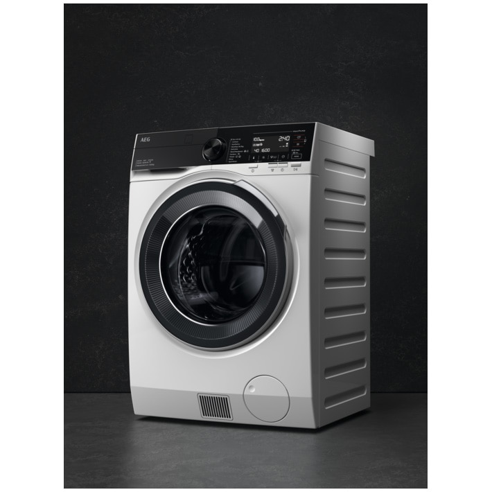 Masina de spalat rufe cu uscator AEG SERIA 9000 LWR98165NXE, Spalare 10 kg, Uscare 6 kg, 1600 rpm, Clasa A, Wi-Fi, Pompa de Caldura, AbsoluteCare, SensiDry, ProSense, ProSteam, Motor Inverter, Display TFT, Alb