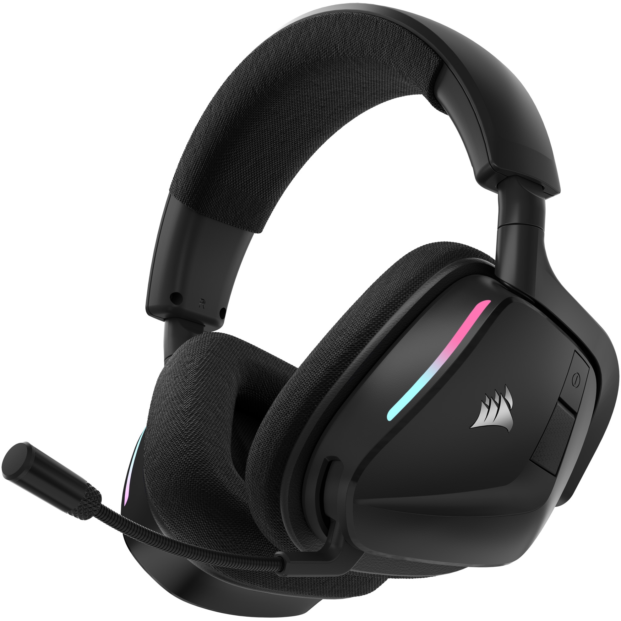 Casti gaming Corsair Void v2, 2.4GHz Wireless - Bluetooth - Dolby Atmos, compatibile PC/Mac/PS4/PS5/Switch, fast charging, Negru
