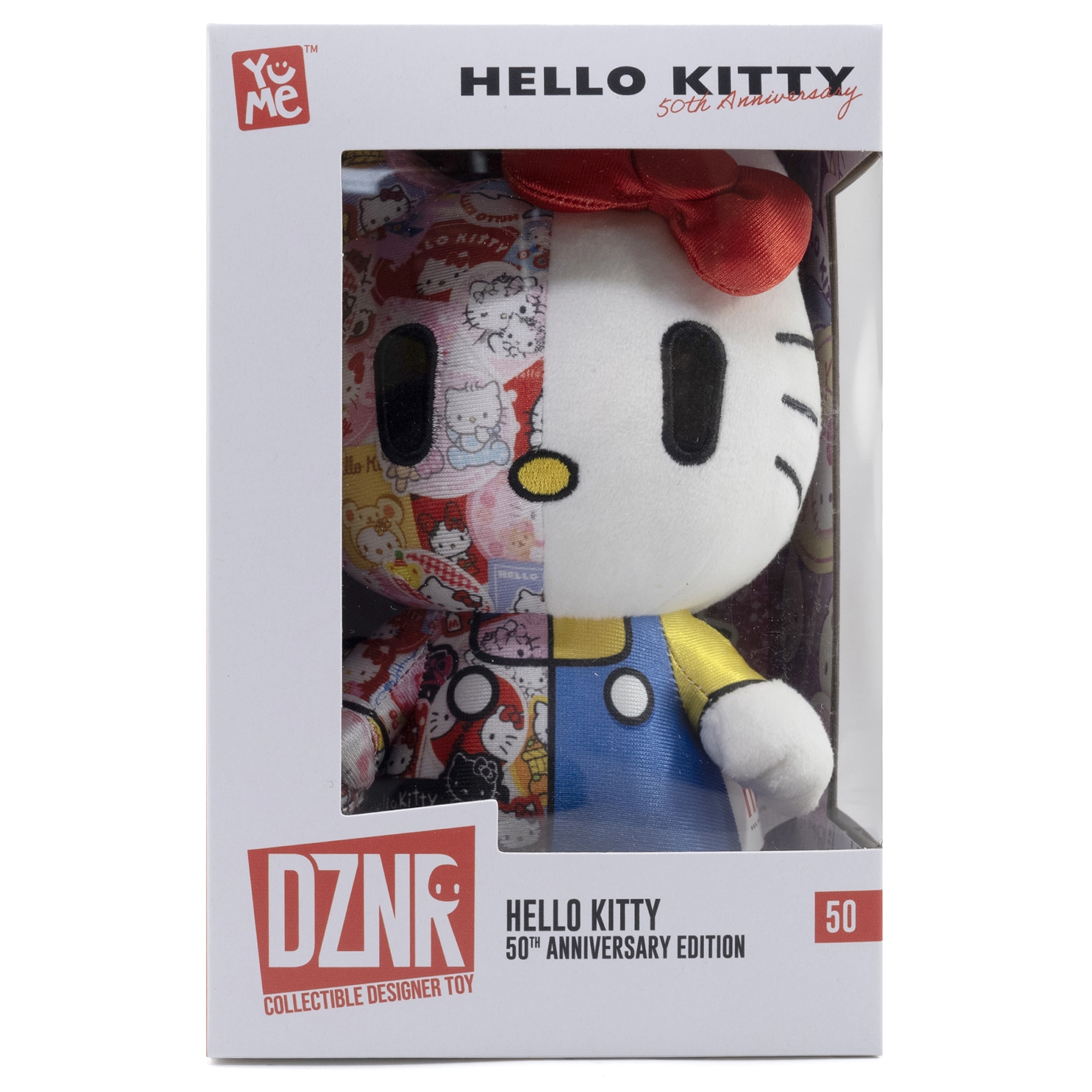 Figurina de plus Yume Toys DZNR - Hello Kitty 50th Anniversary, 18