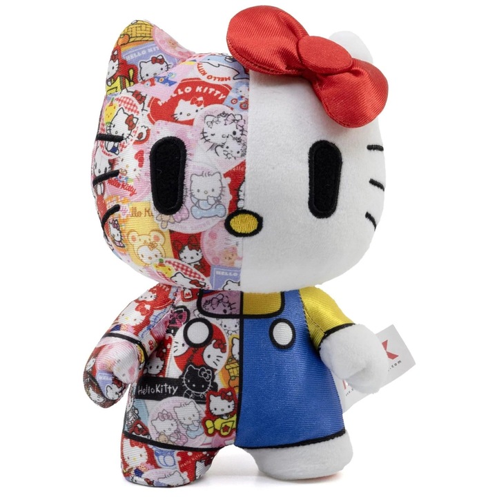 Плюшена фигурка Yume, Hello Kity, DZNR, The 50th Anniversary, 18 cm, Многоцветен