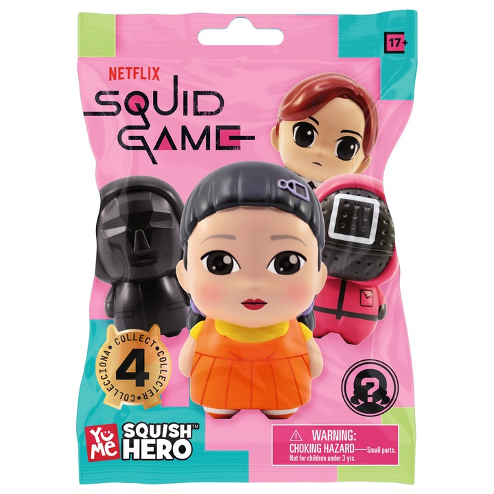 Figurina surpriza Yume Toys - Squid Game, Squish Hero
