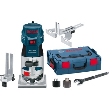 Masina de frezat Bosch Professional GKF 600, 600W, 33000rot/min, valiza plastic Masina de frezat Bosch Professional GKF 600, 600W, 33000rot/min, valiza plastic