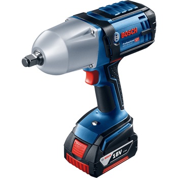 Surubelnita cu impact Bosch Professional GDS 18 V-LI HT, 18 V, 1900 RPM, 650Nm, 2 acumulatori Li-Ion, valiza transport Surubelnita cu impact Bosch Professional GDS 18 V-LI HT, 18 V, 1900 RPM, 650Nm, 2 acumulatori Li-Ion, valiza transport