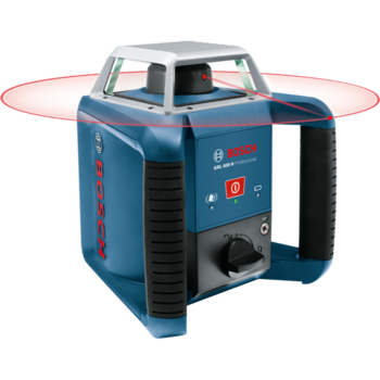 Nivela laser rotativa Bosch Professional GRL 400 H, 400 m, precizie +/- 0.08 mm/m, 635 nm dioda laser Nivela laser rotativa Bosch Professional GRL 400 H, 400 m, precizie +/- 0.08 mm/m, 635 nm dioda laser