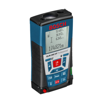 Telemetru cu laser Bosch Professional GLM 250 VF, 250 m, precizie +/- 1 mm, 635 nm dioda laser Telemetru cu laser Bosch Professional GLM 250 VF, 250 m, precizie +/- 1 mm, 635 nm dioda laser
