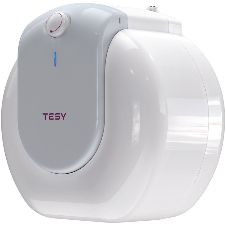 Електрически бойлер Tesy Compact GCU1015L52RC, 10 л, 1500W, Регулируем термостат, Монтаж под мивка