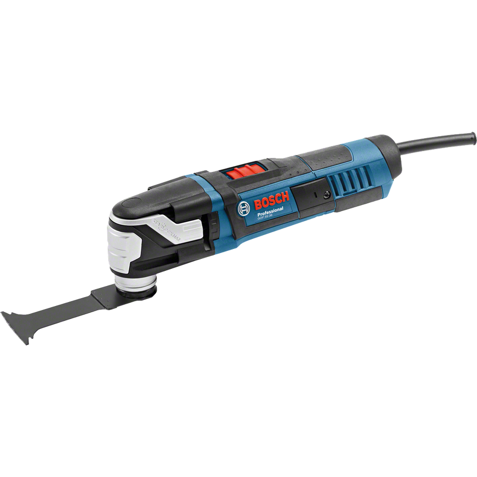 Multicutter Bosch Professional GOP 55-36, 550 W, turatie reglabila + valiza profesionala cu accesorii
