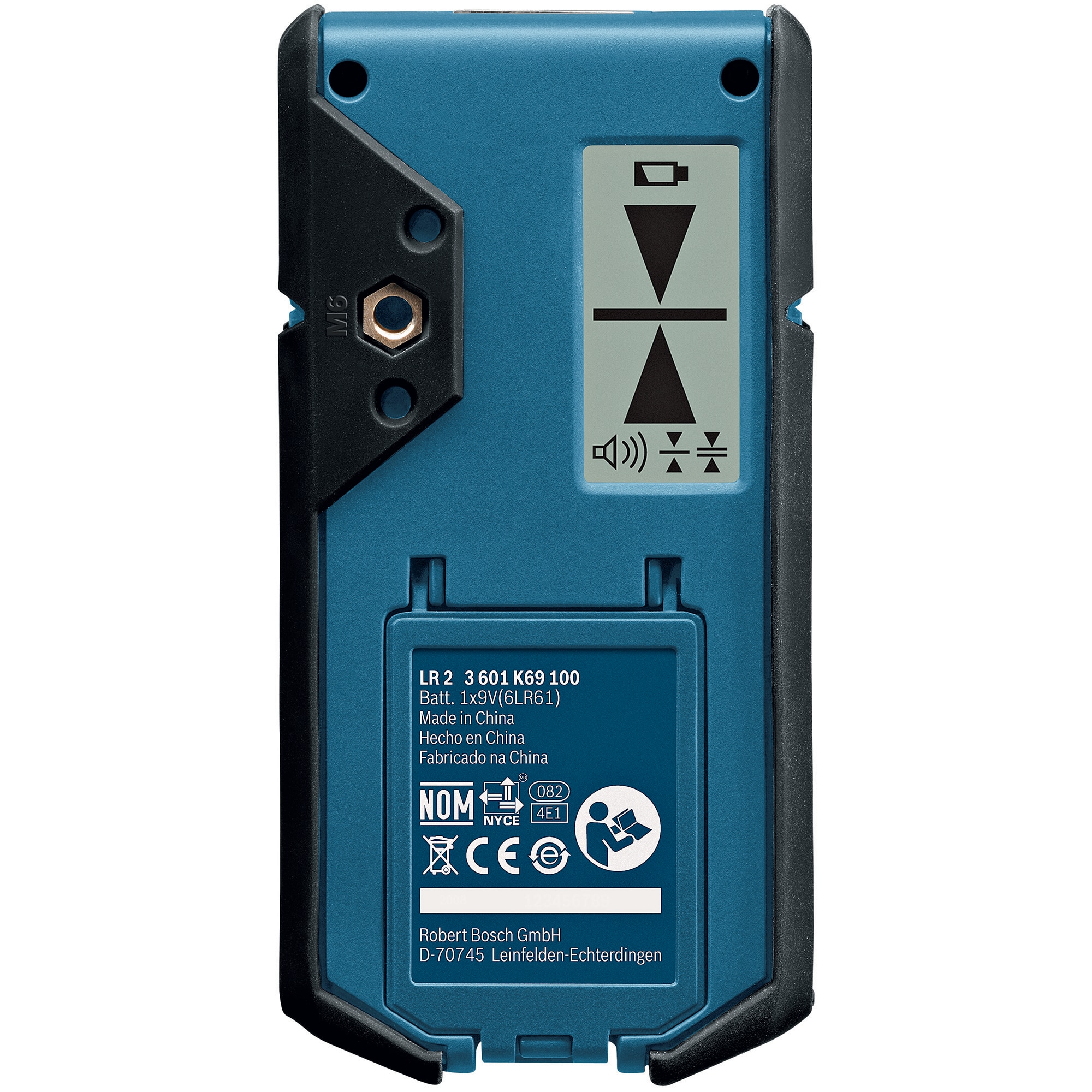 Лазерен нивелир Bosch Professional LR 2, 550 m, IP54, ± 1 / ± 3 mm прецизност фина / груба, 9 V