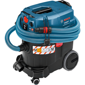 Aspirator Bosch Professional GAS 35 M AFC, 1380 W, 74 l/sec flux volumic maxim, 23 l volum rezervor, 54 mbari subpresiune maxima, accesorii incluse