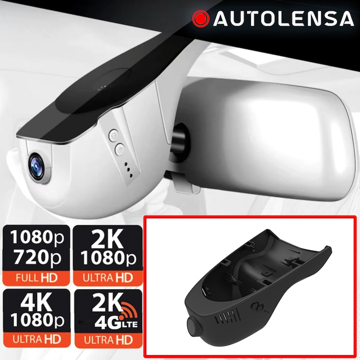 Mini Cooper Camera Camera DVR MINI COOPER, HIGHLANDER/CLUBMAN 2018-22, camera fata 1080p ...