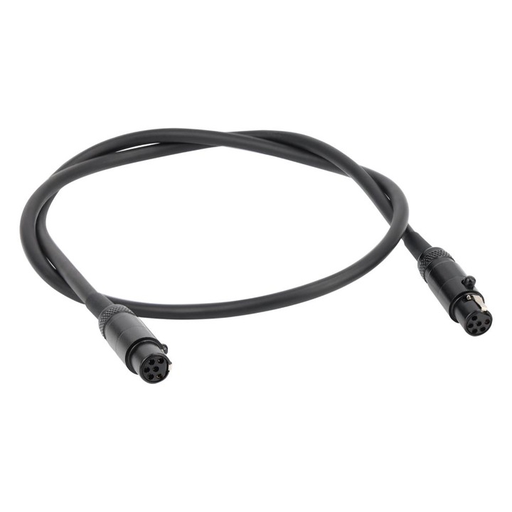Cablu conector aviatic dual 6-pin, OPSMEN, pentru M33, negru, 1m