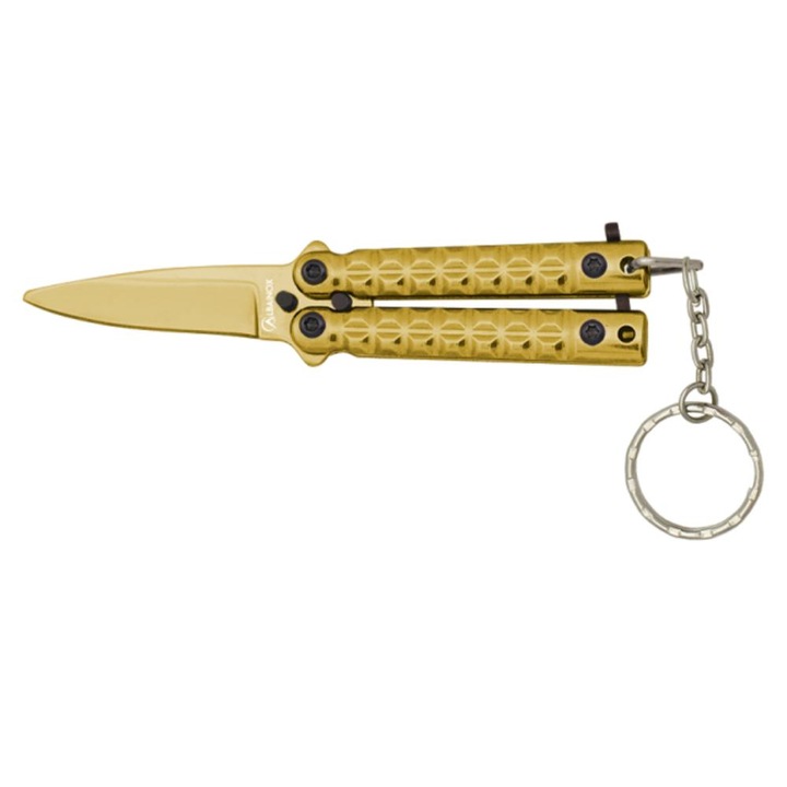 Breloc Albainox Cutit BT Gold 02243, auriu, 22cm