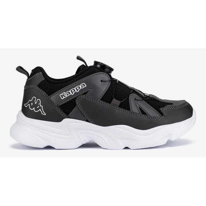 Pantofi sport fete Kappa, 5905588756002, Sintetic, Gri, Gri
