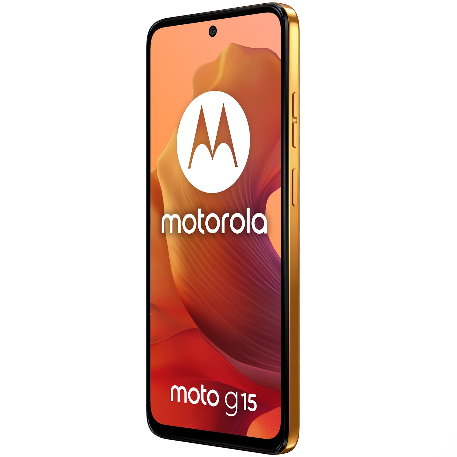 Telefon mobil Motorola g15, Dual SIM, 512GB, 8GB RAM, Sunrise Orange