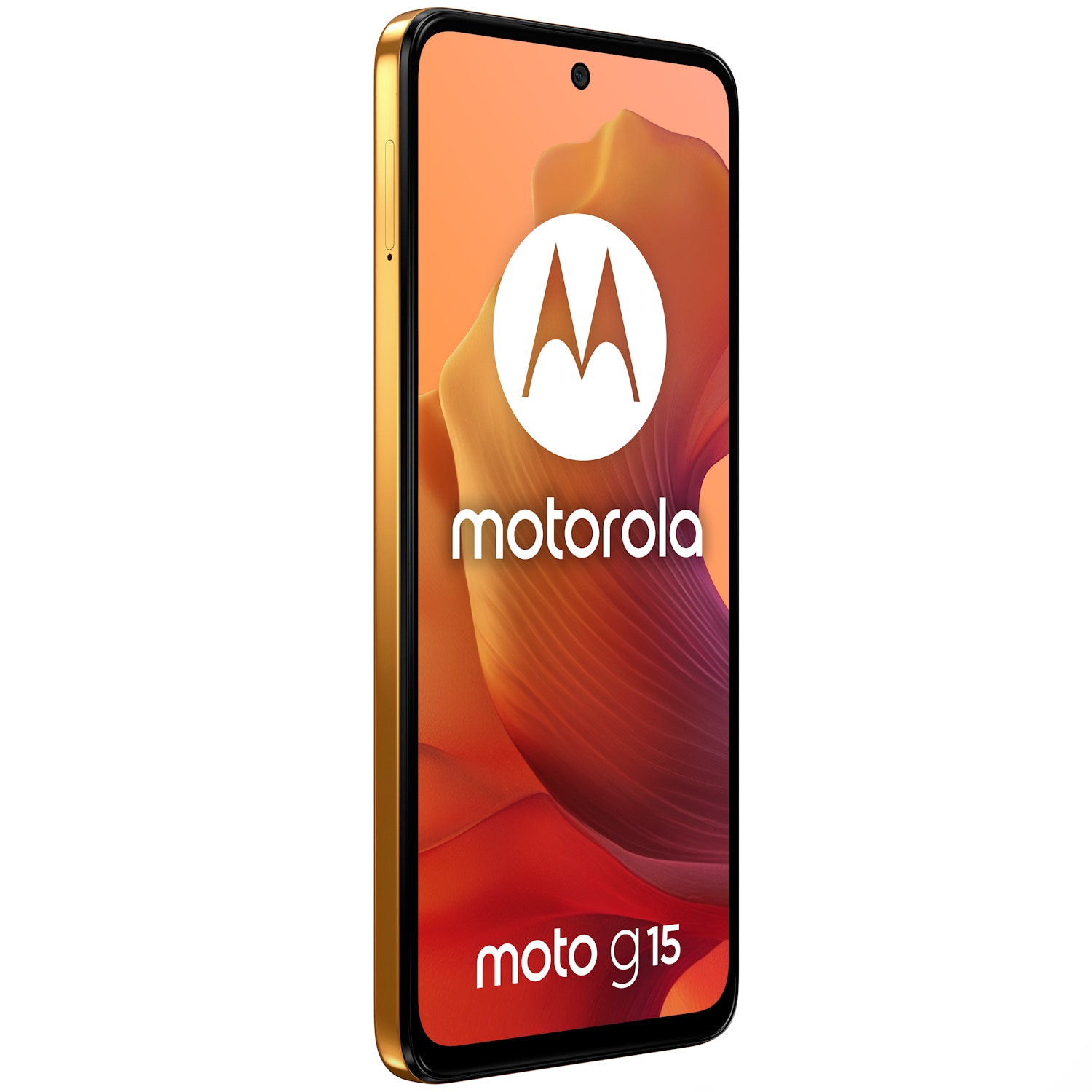 Telefon mobil Motorola g15, Dual SIM, 512GB, 8GB RAM, Sunrise Orange