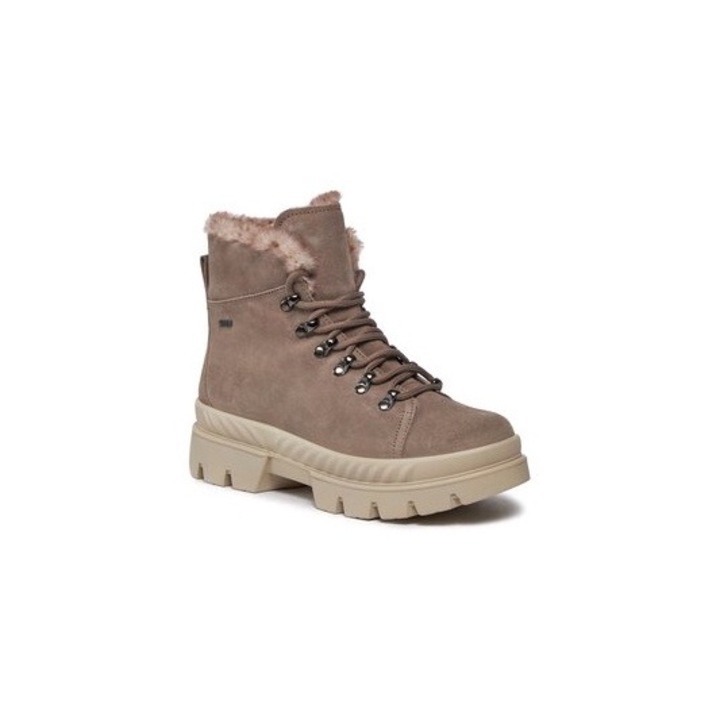 Ghete dama Ara, 303057626, Piele naturala, Gri, Gri, 36.5