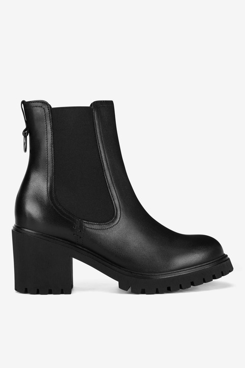 Ghete dama Lasocki, 5903419358630, Piele naturala, Negru, Negru