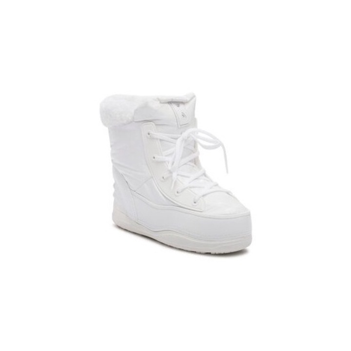 Ghete dama Bogner, 300811467, Piele ecologica, Alb, Alb, 37