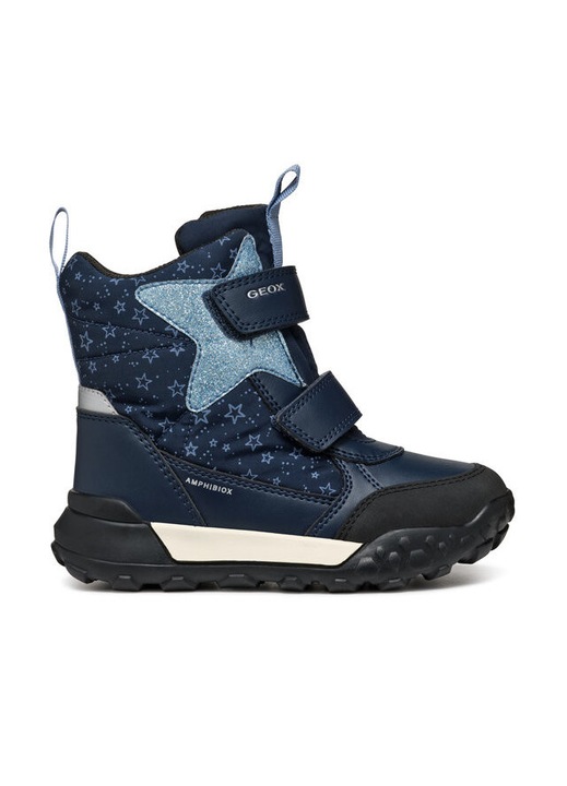 Ghete dama Geox, 304066696, Piele ecologica, Albastru, Albastru