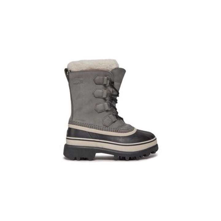 Ghete dama Sorel, 200756103, Piele naturala, Gri, Gri