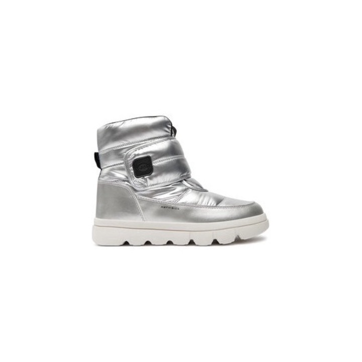 Ghete dama Geox, 304072130, Piele ecologica, Argintiu, Argintiu, 38