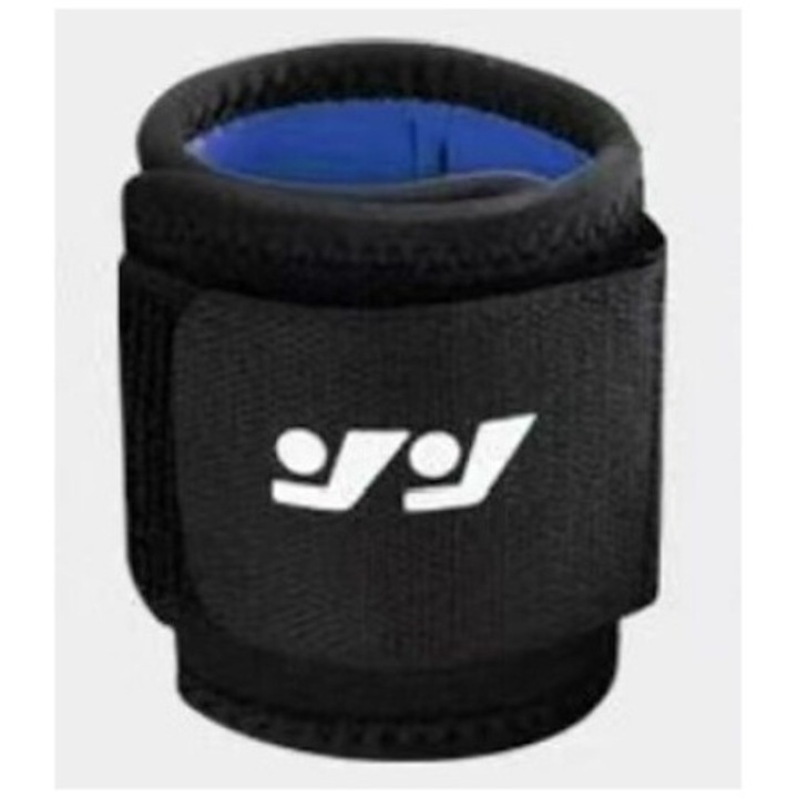 Protectie incheietura, Unisex, Neopren, Negru/Albastru