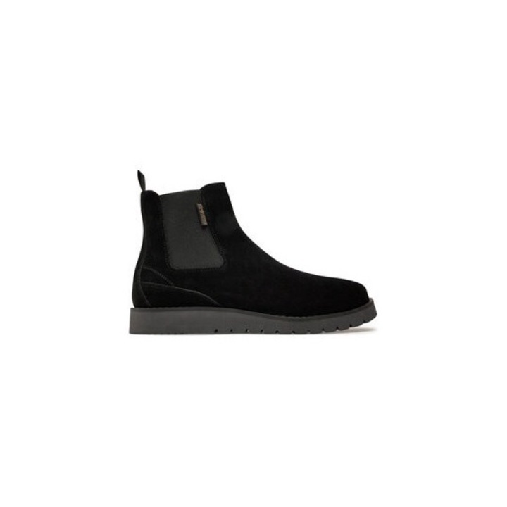 Ghete dama Napapijri, 304341915, Piele naturala, Negru, Negru