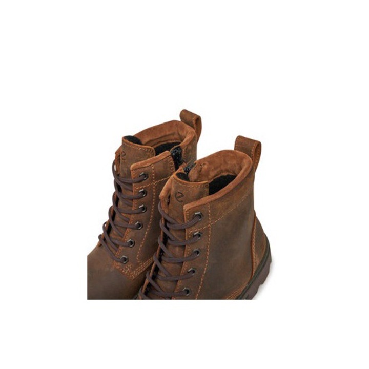 Ghete dama Ecco, 304340918, Piele naturala, Maro, Maro
