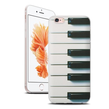 Husa iPhone 6 Plus / 6s Plus Silicon Gel Tpu Model Piano Husa iPhone 6 Plus / 6s Plus Silicon Gel Tpu Model Piano