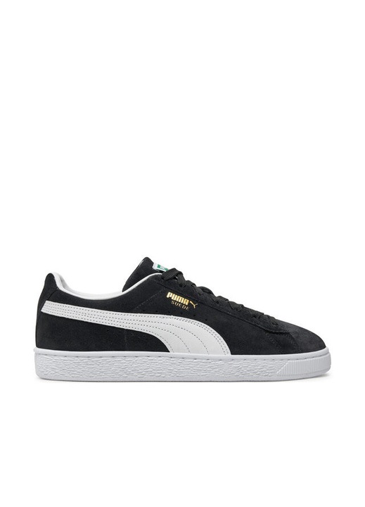 Pantofi sport barbati Puma, 303895501, Piele naturala, Negru, Negru