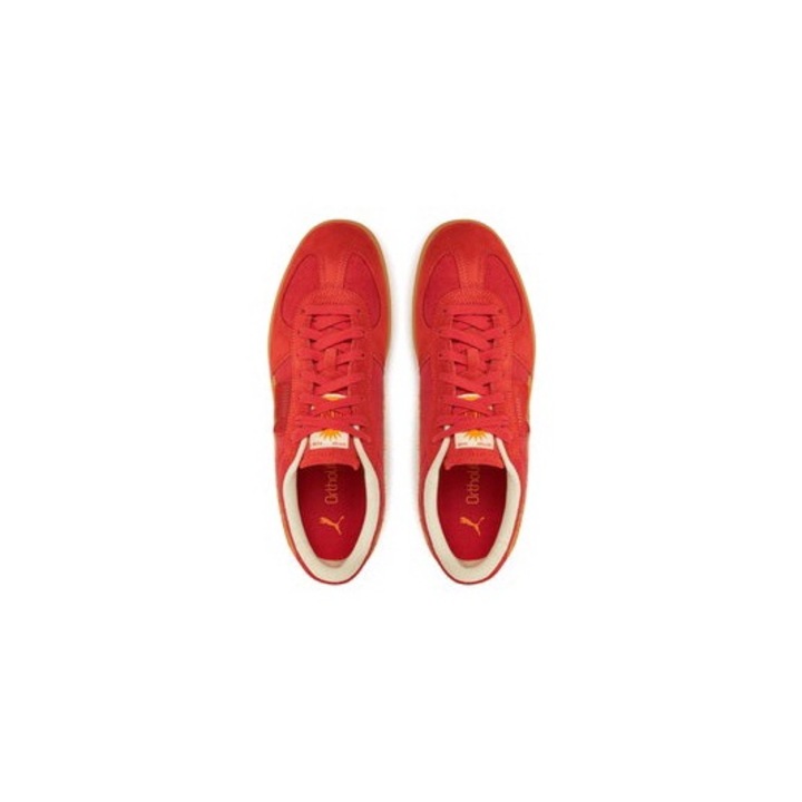 Pantofi sport barbati Puma, 304560439, Piele naturala, Rosu, Rosu, 43