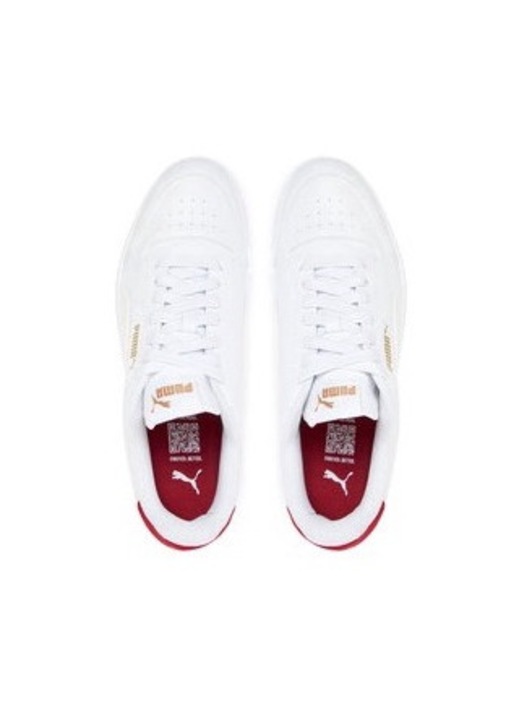 Pantofi sport barbati Puma, 304555374, Piele ecologica, Alb, Alb