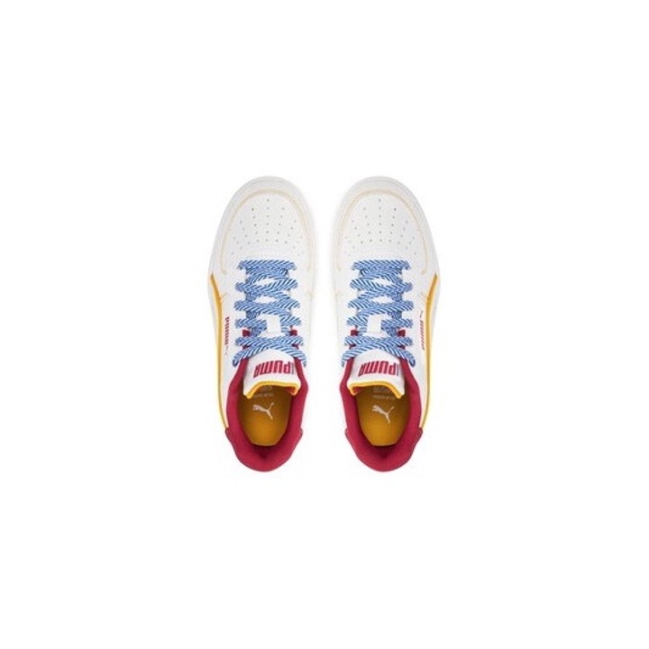 Pantofi sport barbati Puma, 304557033, Piele ecologica, Alb, Alb
