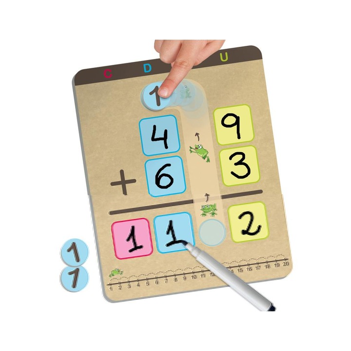 Tabla de practica matematica, Akros, Multicolor