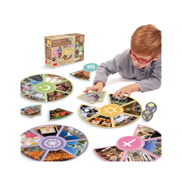 Világvallások-tisztelet és együttélés társasjátéka