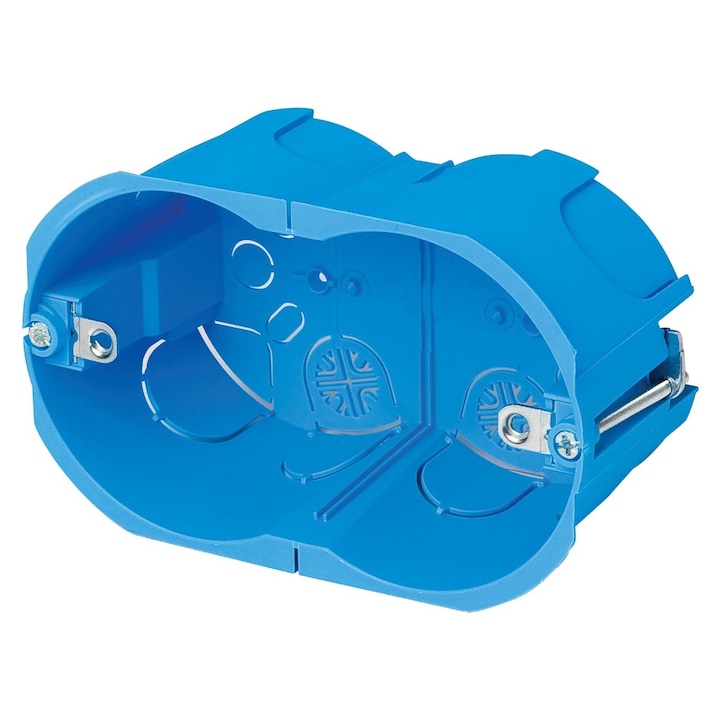 Doza, Cutie de Derivatie, Pentru Rigips, 3 Module, Montaj Incastrat, Albastra, EC34003 Elettrocanali Italia