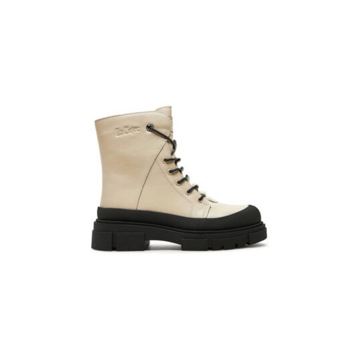 Дамски боти Lee Cooper, 304321368, Естествена кожа, Бял