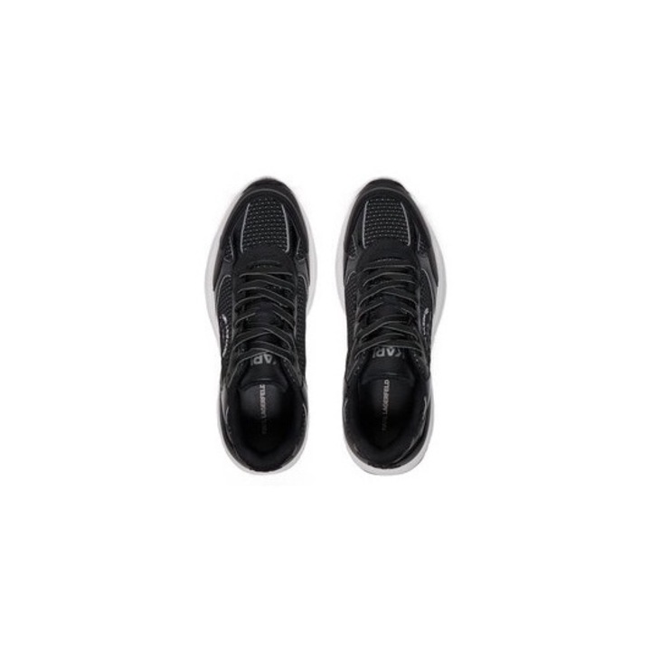 Pantofi sport barbati Karl Lagerfeld, 305061683, Piele naturala, Negru, Negru, 40