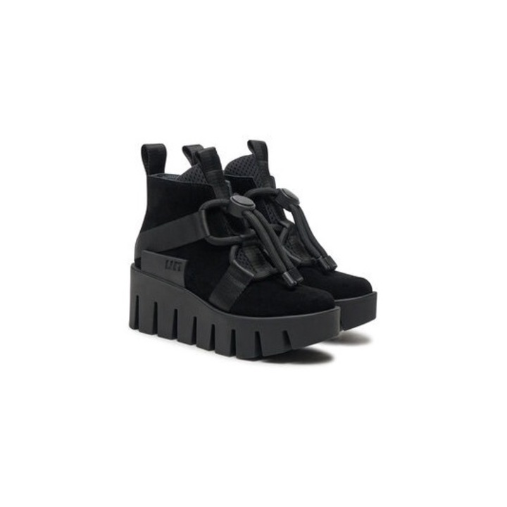 Ghete dama United Nude, 304405877, Piele naturala, Negru, Negru, 39